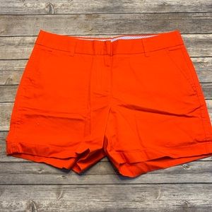 NWOT J Crew Chino 5” red shorts